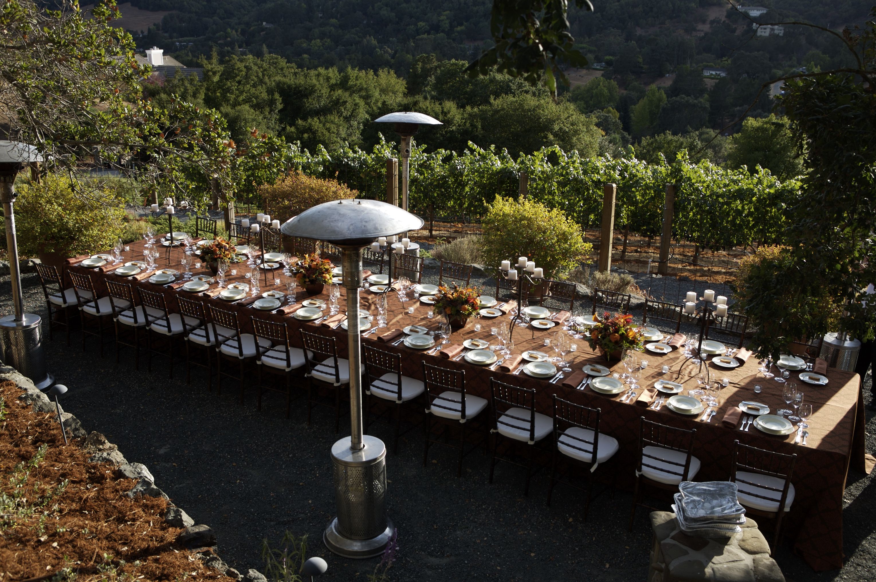 Dinner at Reliez Valley Vineyards Dinner at Reliez Valley Vineyards